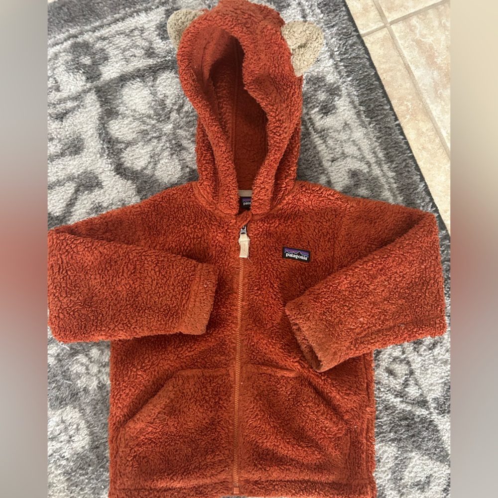 3T Patagonia bear hood fleece Sherpa jacket